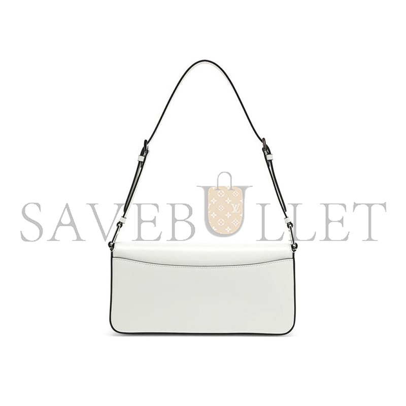 PRADA FEMME BAG IN WHITE LEATHER 1BD323 (26*12*4.8cm)